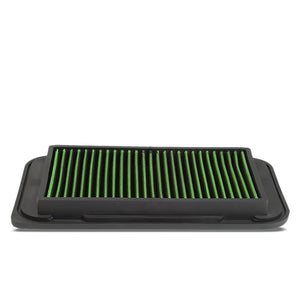 Green Washable/Reusable OE Drop-In Panel Air Filter For 03-08 Pontiac Vibe-Performance-BuildFastCar