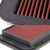Red High Flow Washable/Reuse Drop-In Panel Air Filter For 09-10 Lotus Exige-Performance-BuildFastCar