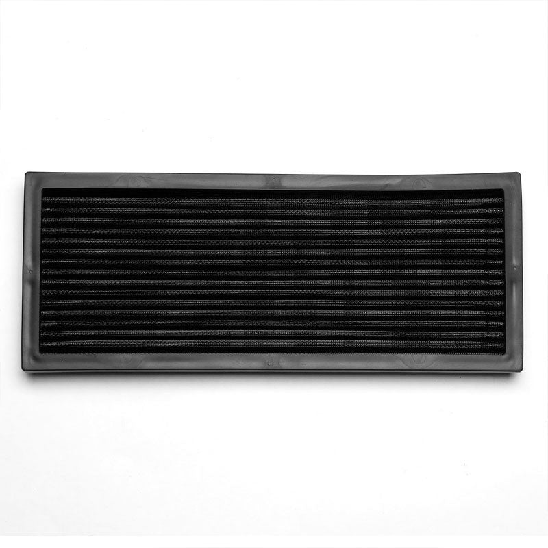Black High Flow Washable/Reuse Drop-In Panel Air Filter For 87-97 Jeep Wrangler-Performance-BuildFastCar