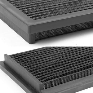 Black High Flow Washable/Reuse Drop-In Panel Air Filter For 87-97 Jeep Wrangler-Performance-BuildFastCar