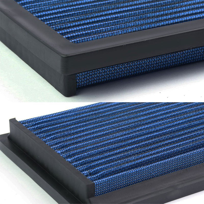 Blue High Flow Washable/Reuse Drop-In Panel Air Filter For 86 Cherokee 2.5/4.0-Performance-BuildFastCar