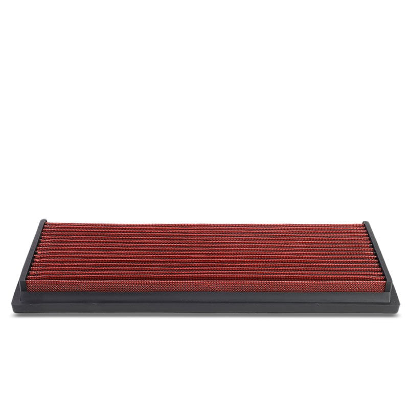 Red High Flow Washable/Reuse Drop-In Panel Air Filter For 87-97 Wrangler 2.5/4.0-Performance-BuildFastCar
