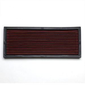 Red High Flow Washable/Reuse Drop-In Panel Air Filter For 87-97 Wrangler 2.5/4.0-Performance-BuildFastCar