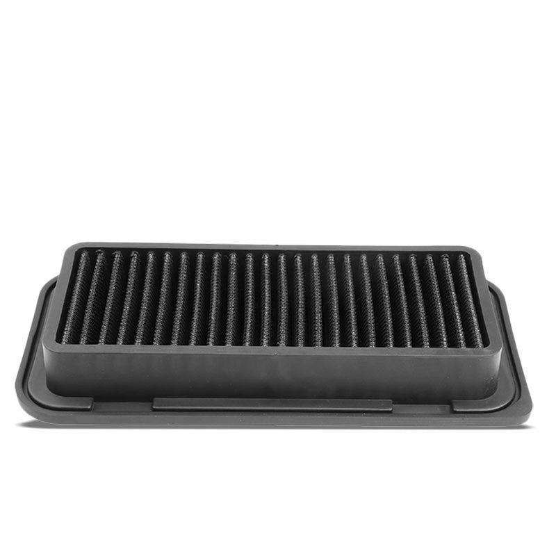 Black High Flow Washable/Reusable Drop-In Panel Air Filter For 04-06 Scion xA/xB-Performance-BuildFastCar