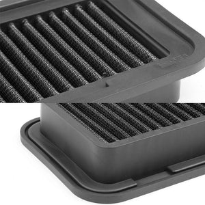 Black High Flow Washable/Reusable Drop-In Panel Air Filter For 04-06 Scion xA/xB-Performance-BuildFastCar