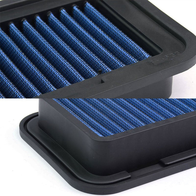 Blue High Flow Washable/Reusable Drop-In Panel Air Filter For 04-06 Scion xA/xB-Performance-BuildFastCar