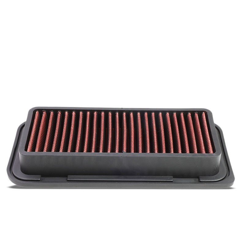 Red Washable/Reusable Airbox Drop-In Panel Air Filter For 04-06 Scion xA/xB-Performance-BuildFastCar