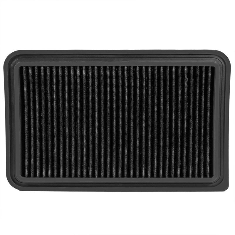 Reusable Black High Flow Drop-In Panel Air Filter For Mazda 11-14 2 1.5L 4-DR-Performance-BuildFastCar