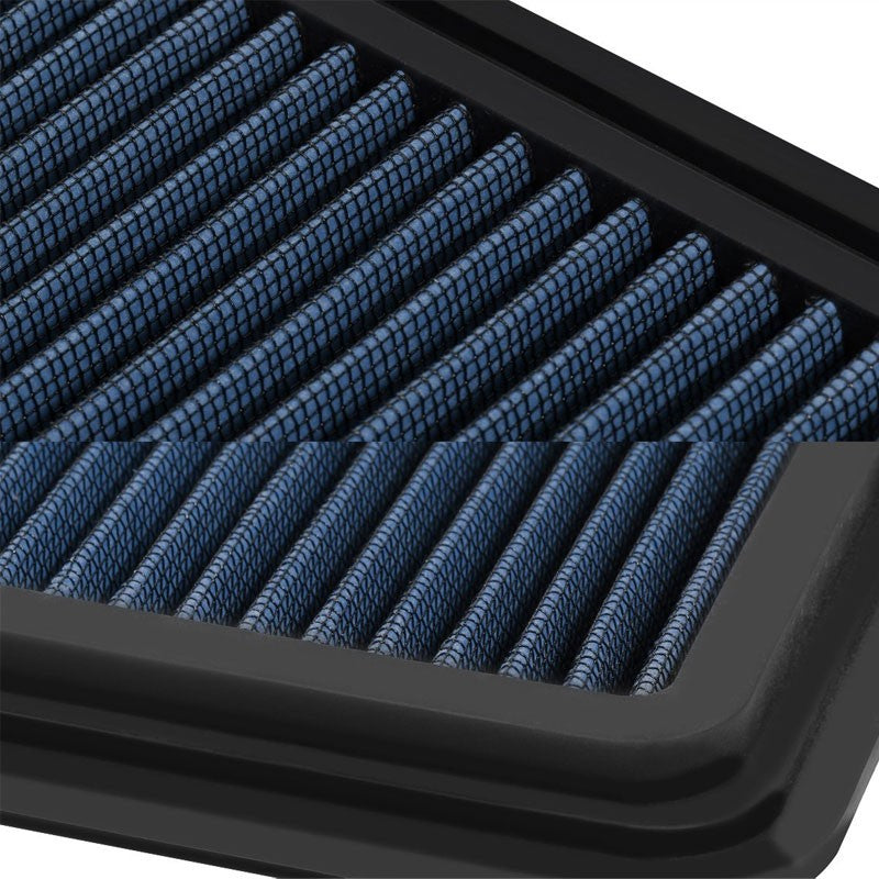 Reusable Blue High Flow Drop-In Panel Air Filter For Mazda 11-14 2 1.5L 4-DR-Performance-BuildFastCar