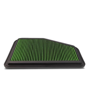 Green Washable/Reusable Airbox Drop-In Panel Air Filter For 11-17 Chevy Caprice-Performance-BuildFastCar