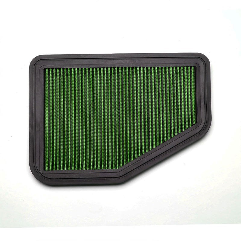 Green Washable/Reusable Airbox Drop-In Panel Air Filter For 11-17 Chevy Caprice-Performance-BuildFastCar