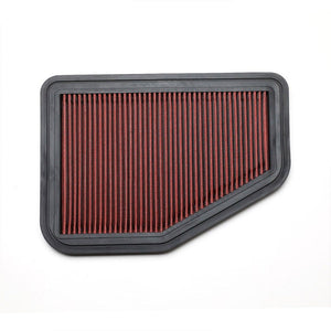 Red Washable/Reusable Airbox Drop-In Panel Air Filter For 08-09 Pontiac G8-Performance-BuildFastCar