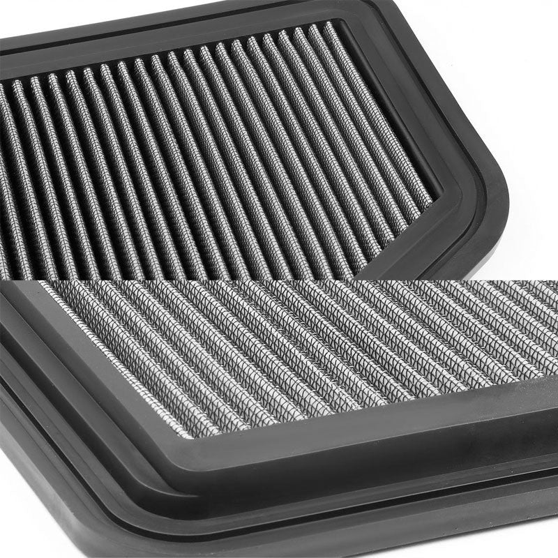 Silver High Flow Washable/Reuse Drop-In Panel Air Filter For 11-17 Chevy Caprice-Performance-BuildFastCar