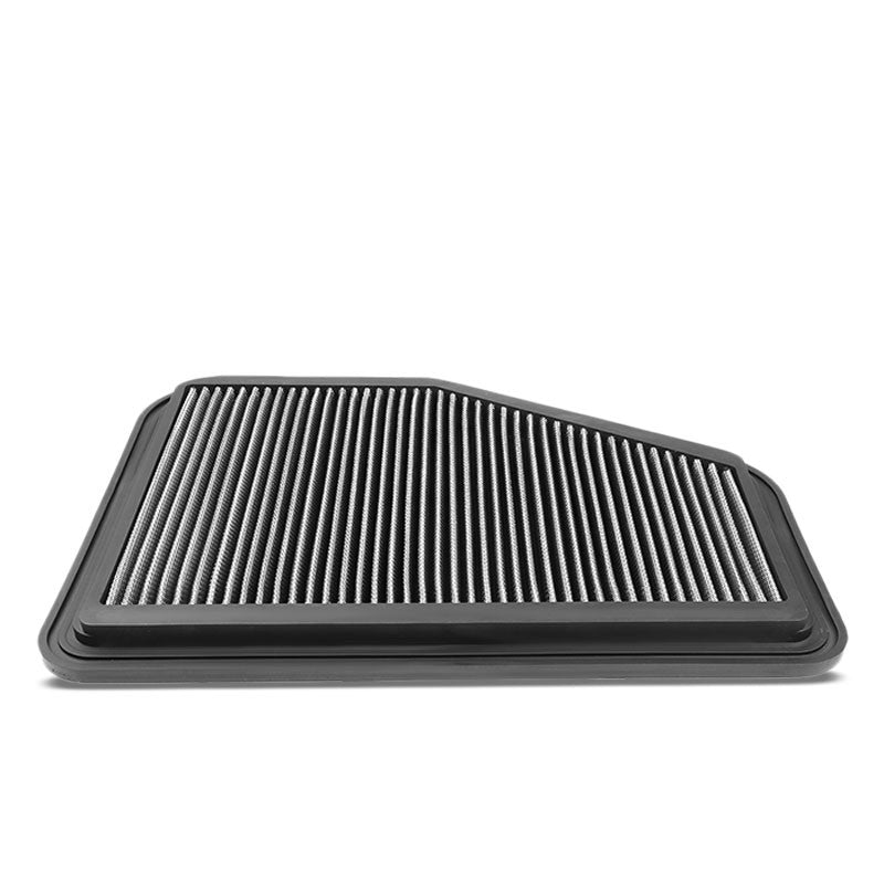 Silver High Flow Washable/Reuse Drop-In Panel Air Filter For 11-17 Chevy Caprice-Performance-BuildFastCar