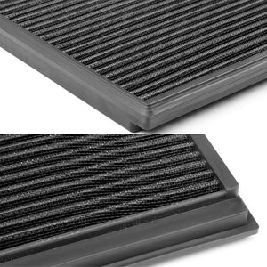 Black High Flow Washable Airbox Drop-In Panel Air Filter For 05-11 Volvo V50-Performance-BuildFastCar