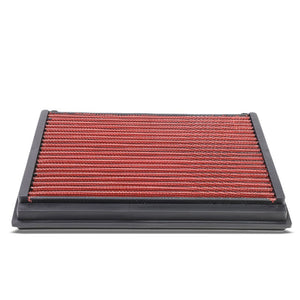 Red High Flow Washable/Reuse Drop-In Panel Air Filter For 06-13 Volvo C70 2.5L-Performance-BuildFastCar