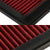 Reusable Red High Flow Drop-In Panel Air Filter For VW 08-17 Passat 1.8T/2.0T-Performance-BuildFastCar