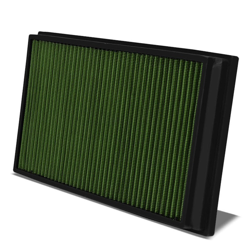 Reusable Green High Flow Drop-In Panel Air Filter For Porsche 03-17 Cayenne-Performance-BuildFastCar