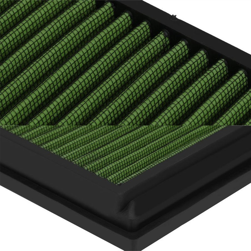 Reusable Green High Flow Drop-In Panel Air Filter For Porsche 03-17 Cayenne-Performance-BuildFastCar