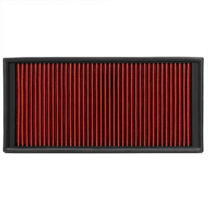 Wash/Reusable Red High Flow Drop-In Panel Air Filter For Porsche 03-17 Cayenne-Performance-BuildFastCar