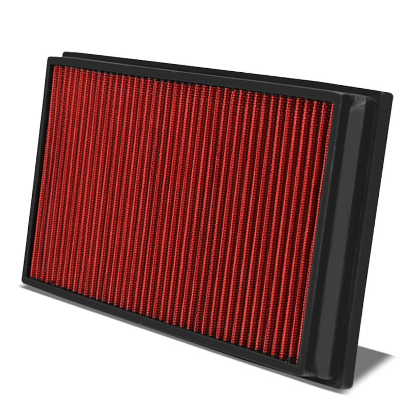 Wash/Reusable Red High Flow Drop-In Panel Air Filter For Porsche 03-17 Cayenne-Performance-BuildFastCar