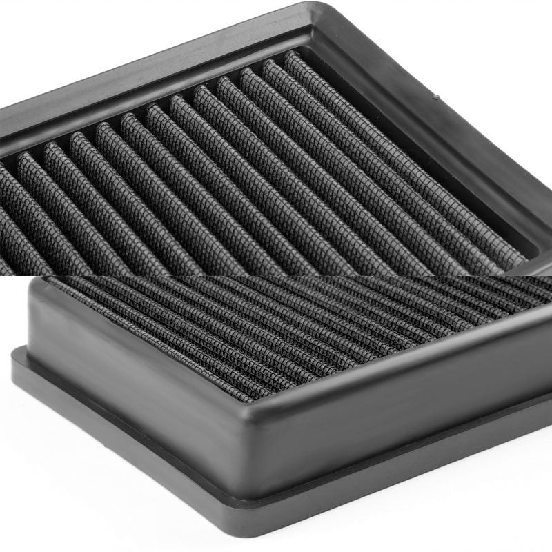 Black High Flow Washable/Reusable Drop-In Panel Air Filter For 11-14 CL550 4.6L-Performance-BuildFastCar