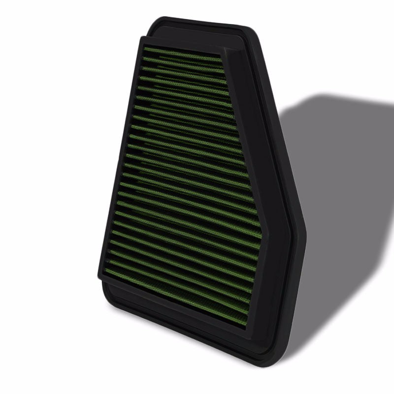 Reusable Green High Flow Drop-In Panel Air Filter For Toyota 07-11 Camry 3.5L-Performance-BuildFastCar
