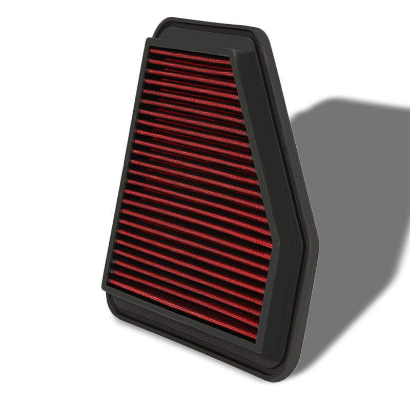 Reusable Red High Flow Drop-In Panel Air Filter For Toyota 07-11 Camry 3.5L-Performance-BuildFastCar