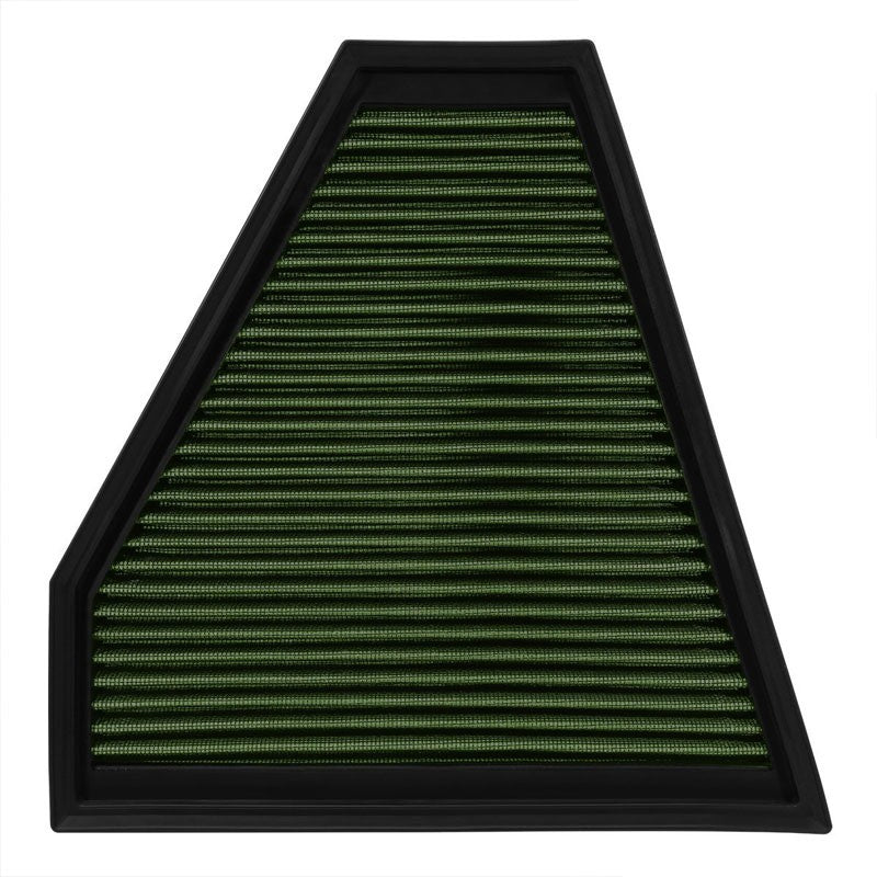 Reusable Green High Flow Drop-In Panel Air Filter For BMW 09-13 328i xDrive 3.0L-Performance-BuildFastCar