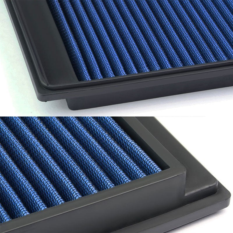 Blue Washable/Reusable Drop-In Panel Air Filter For 06-09 Range Rover Sport-Performance-BuildFastCar