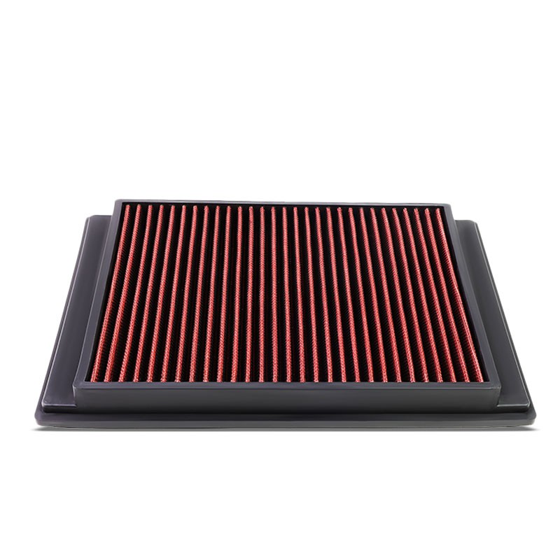 Red High Flow Washable Drop-In Panel Air Filter For 06-09 Range Rover Sport-Performance-BuildFastCar