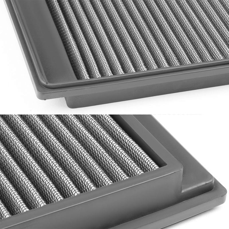 Silver High Flow Washable/Reuse Drop-In Panel Air Filter For 05-09 LR3 4.0L/4.4L-Performance-BuildFastCar