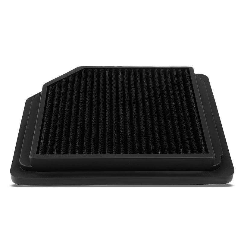 Black Washable/Reusable Airbox Drop-In Panel Air Filter For 06-11 Civic 1.8L-Performance-BuildFastCar