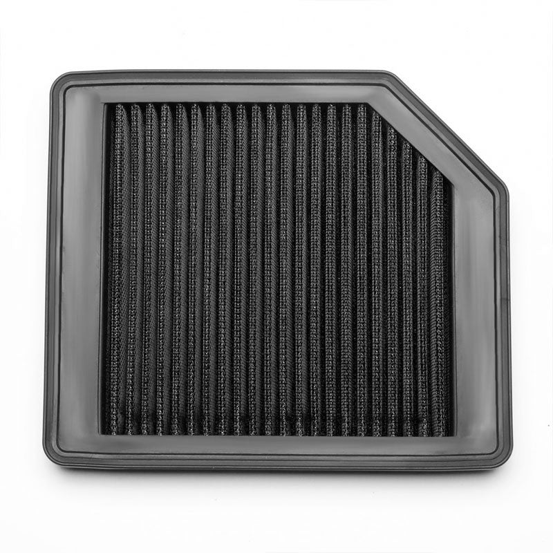 Black Washable/Reusable Airbox Drop-In Panel Air Filter For 06-11 Civic 1.8L-Performance-BuildFastCar