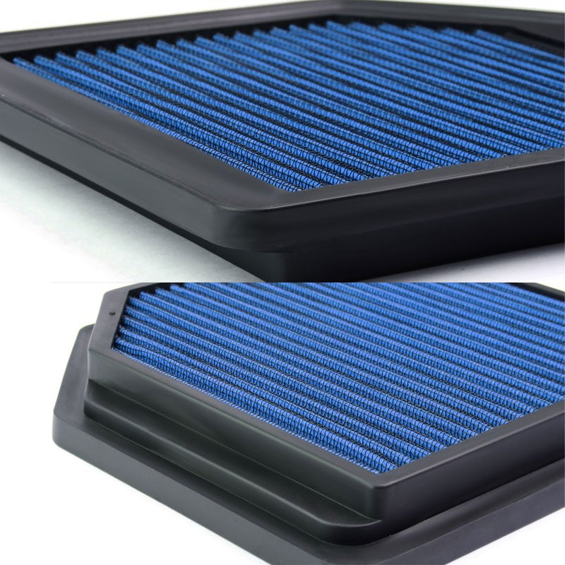 Blue High Flow Washable/Reuse Drop-In Panel Air Filter For 06-11 Civic 1.8L-Performance-BuildFastCar
