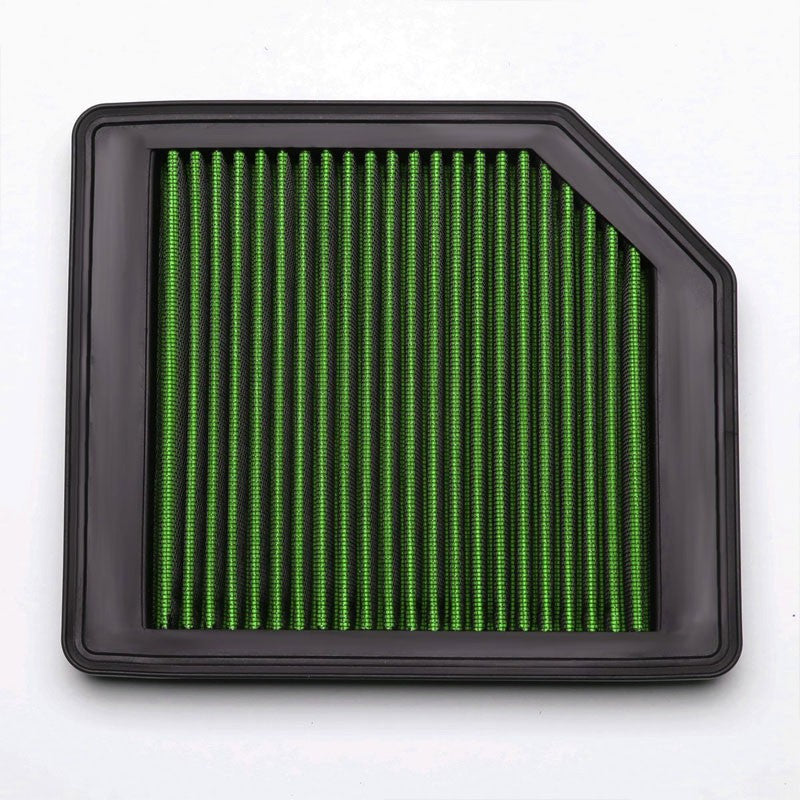 Green High Flow Washable/Reuse Drop-In Panel Air Filter For 06-11 Civic 1.8L-Performance-BuildFastCar