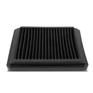 Black High Flow Washable Drop-In Panel Air Filter For 06-15 Civic 1.3/1.5 Hybrid-Performance-BuildFastCar