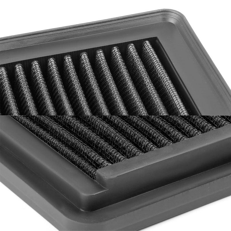Black High Flow Washable Drop-In Panel Air Filter For 06-15 Civic 1.3/1.5 Hybrid-Performance-BuildFastCar