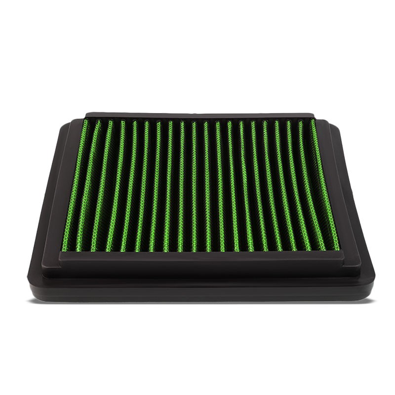 Green Washable/Reusable Drop-In Panel Air Filter For 06-15 Civic 1.3/1.5 Hybrid-Performance-BuildFastCar