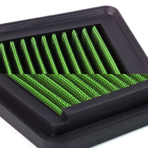 Green Washable/Reusable Drop-In Panel Air Filter For 06-15 Civic 1.3/1.5 Hybrid-Performance-BuildFastCar