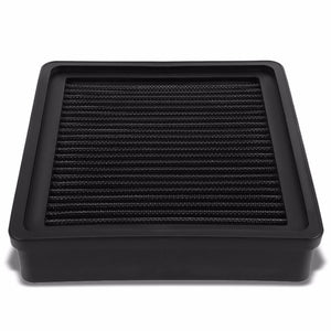 Reusable Black High Flow Drop-In Panel Air Filter For Mitsubishi 93-96 Mirage-Performance-BuildFastCar