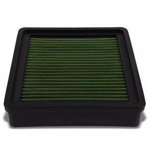 Reusable Green High Flow Drop-In Panel Air Filter For Mitsubishi 93-96 Mirage-Performance-BuildFastCar