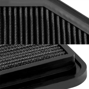 Reusable Black High Flow Drop-In Panel Air Filter For 07-17 Wrangler 3.6/3.8L-Performance-BuildFastCar