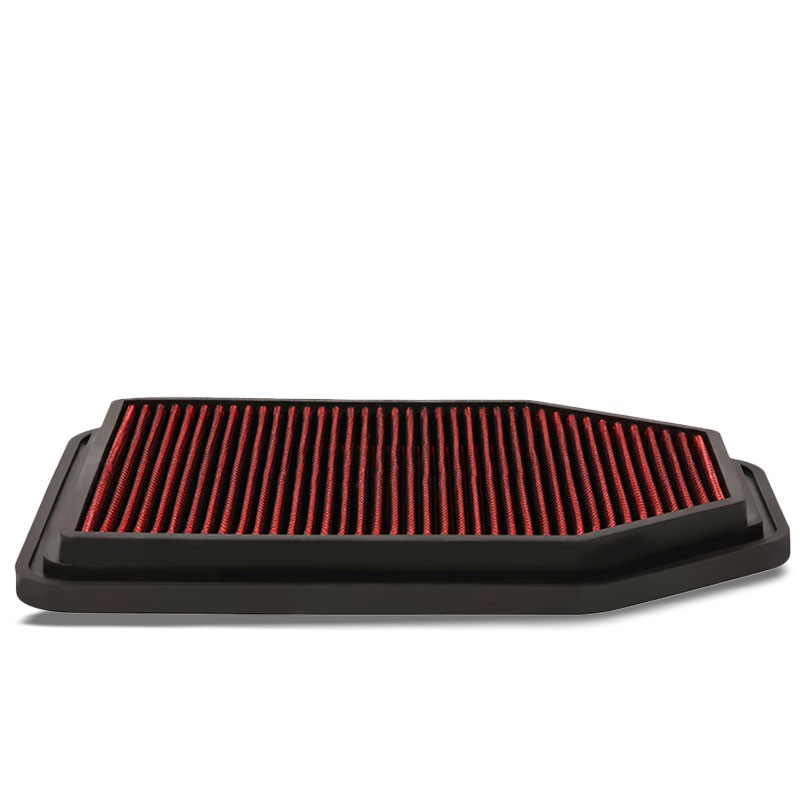 Reusable Red High Flow Drop-In Panel Air Filter For 07-17 Wrangler 3.6/3.8L-Performance-BuildFastCar