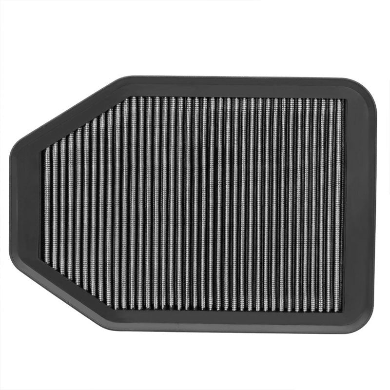 Reusable Silver High Flow Drop-In Panel Air Filter For 07-17 Wrangler 3.6/3.8L-Performance-BuildFastCar