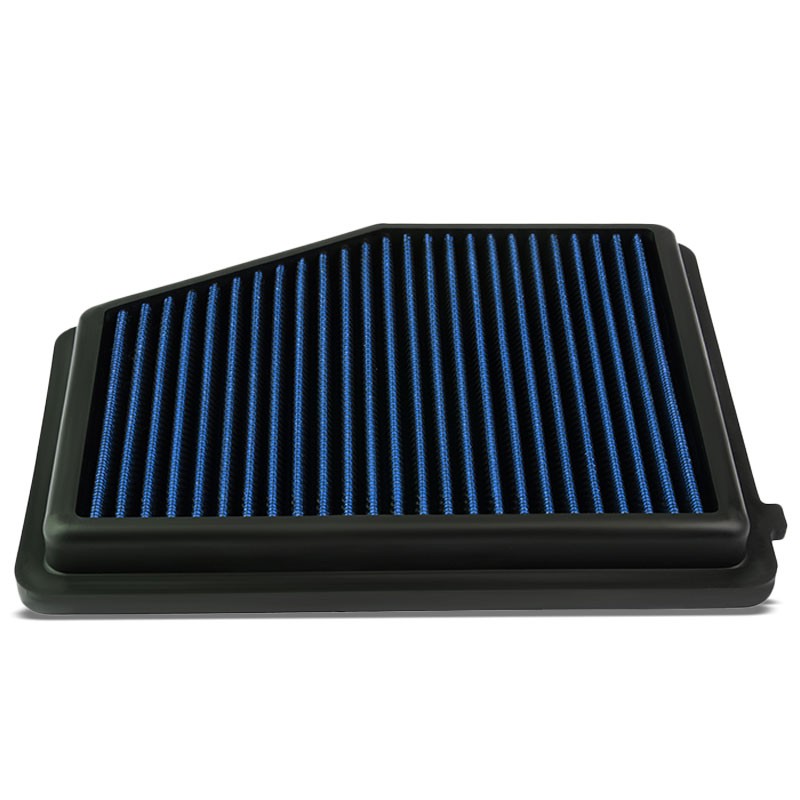 Blue High Flow Washable/Reuse Drop-In Panel Air Filter For 13-15 ILX 2.0L-Performance-BuildFastCar