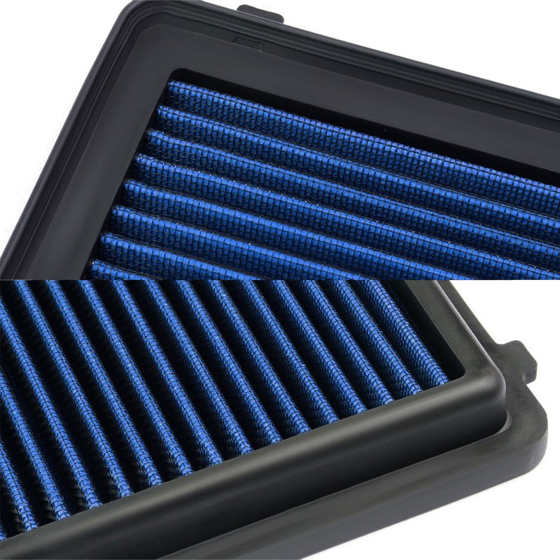 Blue High Flow Washable/Reuse Drop-In Panel Air Filter For 13-15 ILX 2.0L-Performance-BuildFastCar