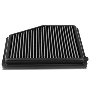 Silver Washable/Reusable Airbox Drop-In Panel Air Filter For 12-15 Civic 1.8L-Performance-BuildFastCar