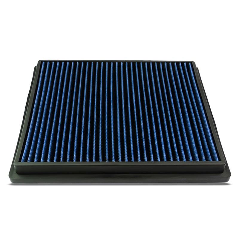 Blue Wash/Reusable Replacement Airbox Drop-In Panel Air Filter For 16-17 IS200t-Performance-BuildFastCar
