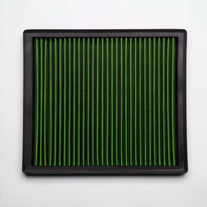 Green High Flow Washable/Reusable AirBox DropIn Panel Air Filter For 13-16 IS350-Performance-BuildFastCar